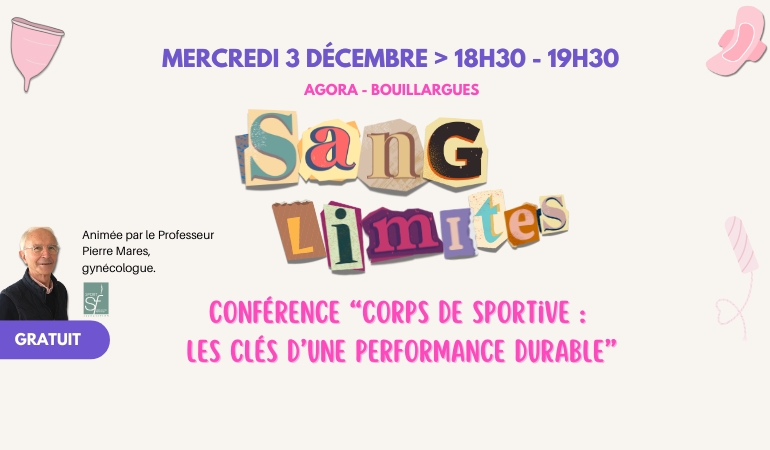 conférence corps de sportive animée par Pierre Mares pour la 2ème édition de sang limites
